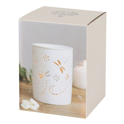 Cut Out Dragonfly Oil Burner