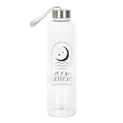 *Moon Water Glass Water Bottle (4/20)