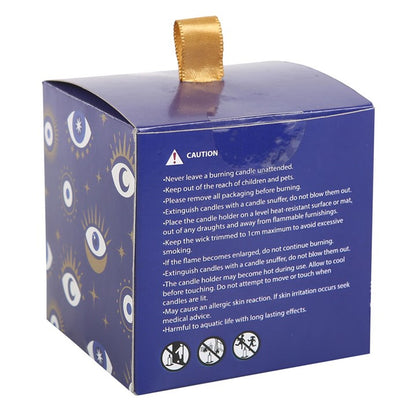 *All Seeing Eye White Sage Protection Charm Candle in Glass Pot (4/20)