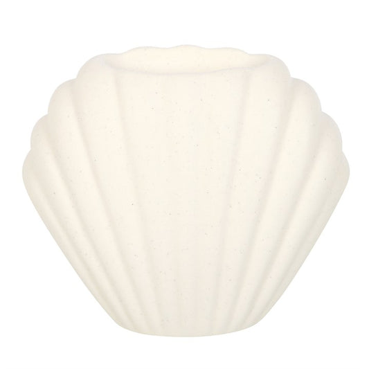 White Seashell Oil Burner & Wax Melt Warmer