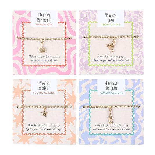 Set of 24 Celebration Bracelets in Display
