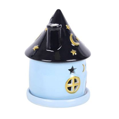 Celestial Cottage Incense Cone Holder – Moon & Stars