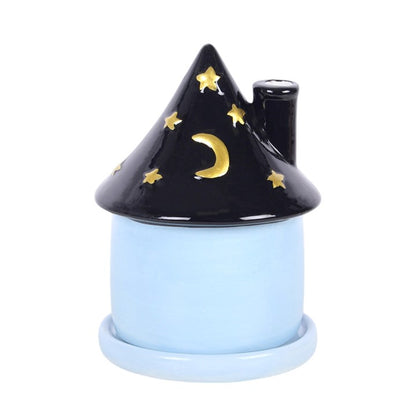 Celestial Cottage Incense Cone Holder – Moon & Stars