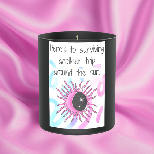 Trip Around the Sun Candle | Funny Birthday Gift