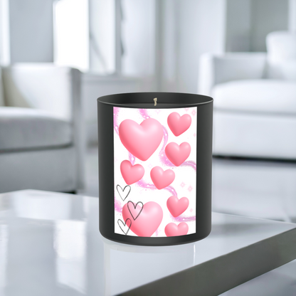 Hearts 200g Black Candle ‘Dark Noir’