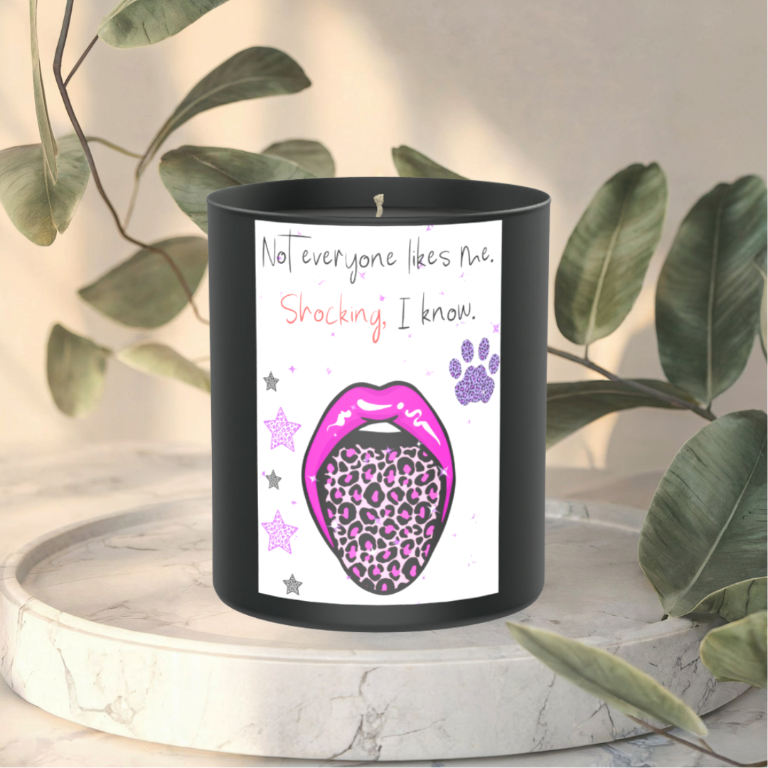 Not everyone likes me. Shocking, I know. 200g Black Candle ‘Dark Noir’