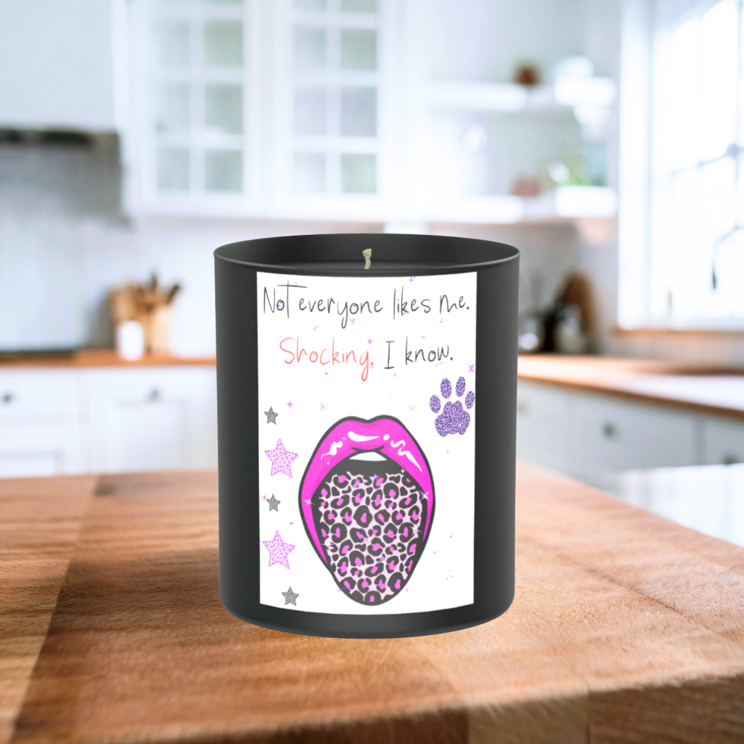 Not everyone likes me. Shocking, I know. 200g Black Candle ‘Dark Noir’