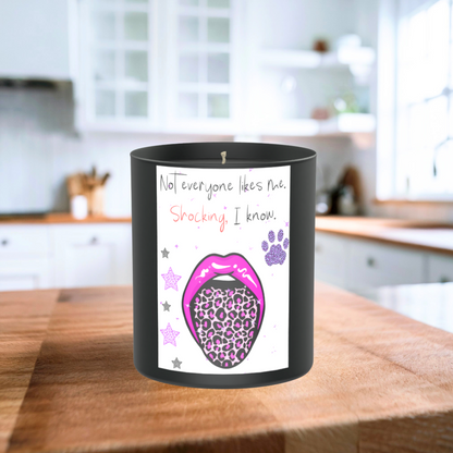 Not everyone likes me. Shocking, I know. 200g Black Candle ‘Dark Noir’