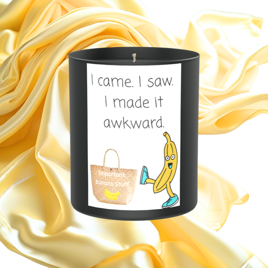 Important Banana Stuff 200g Black Candle ‘Dark Noir’