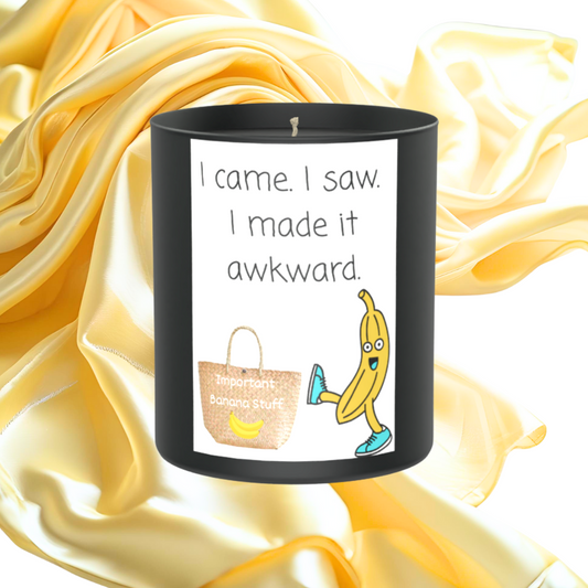 Important Banana Stuff 200g Black Candle ‘Dark Noir’
