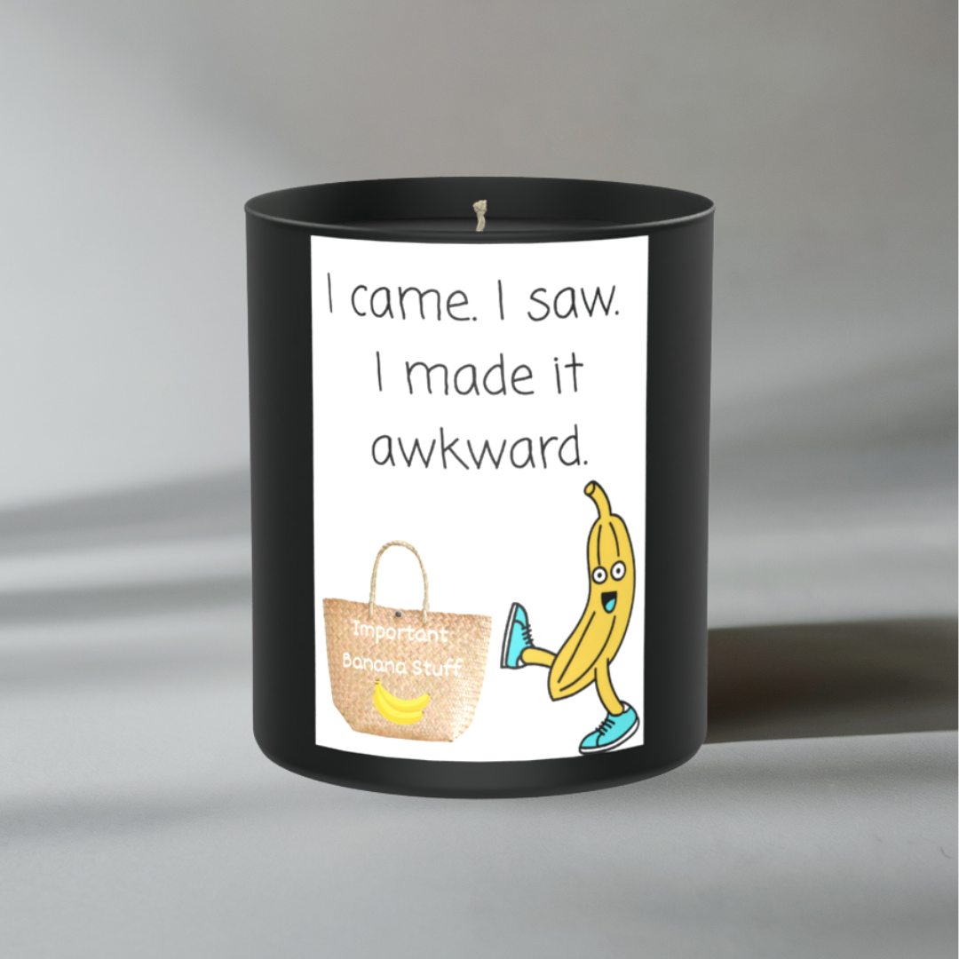 Important Banana Stuff 200g Black Candle ‘Dark Noir’