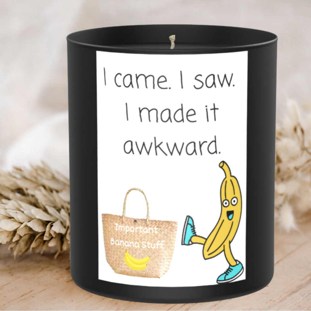 Important Banana Stuff 200g Black Candle ‘Dark Noir’