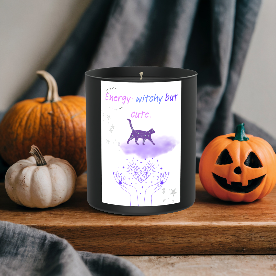 Witchy But Cute 200g Black Candle ‘Dark Noir’