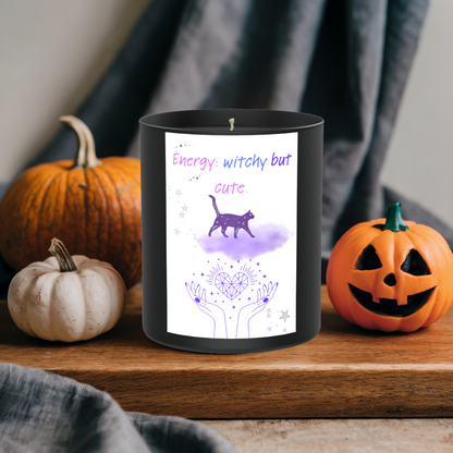 Witchy But Cute 200g Black Candle ‘Dark Noir’