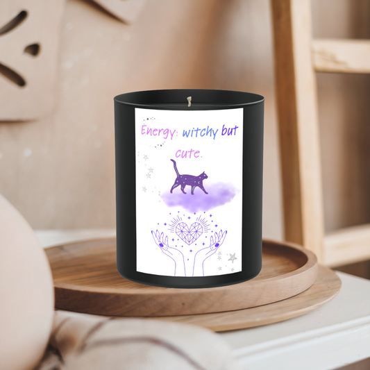 Witchy But Cute 200g Black Candle ‘Dark Noir’