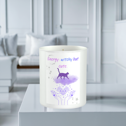Witchy But Cute 200g White candle ‘Sandy Bay'
