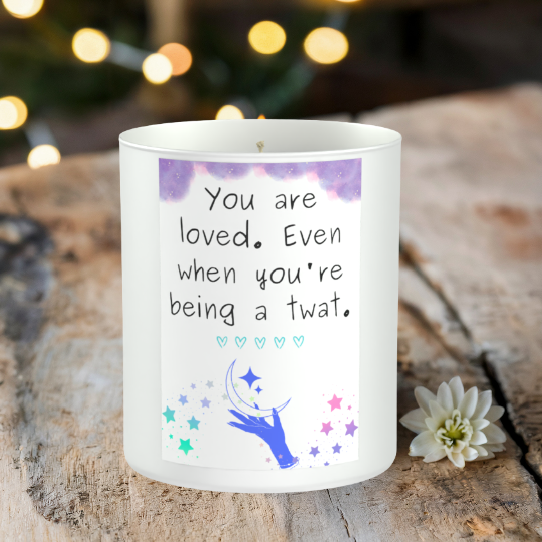 Funny Adult Humour 200g White candle ‘Sandy Bay'