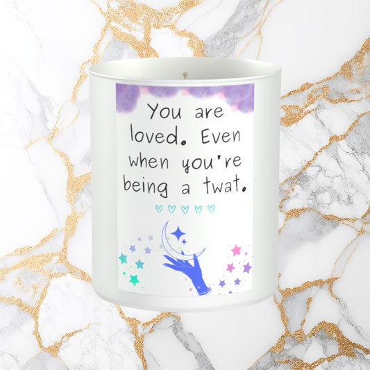 Funny Adult Humour 200g White candle ‘Sandy Bay'