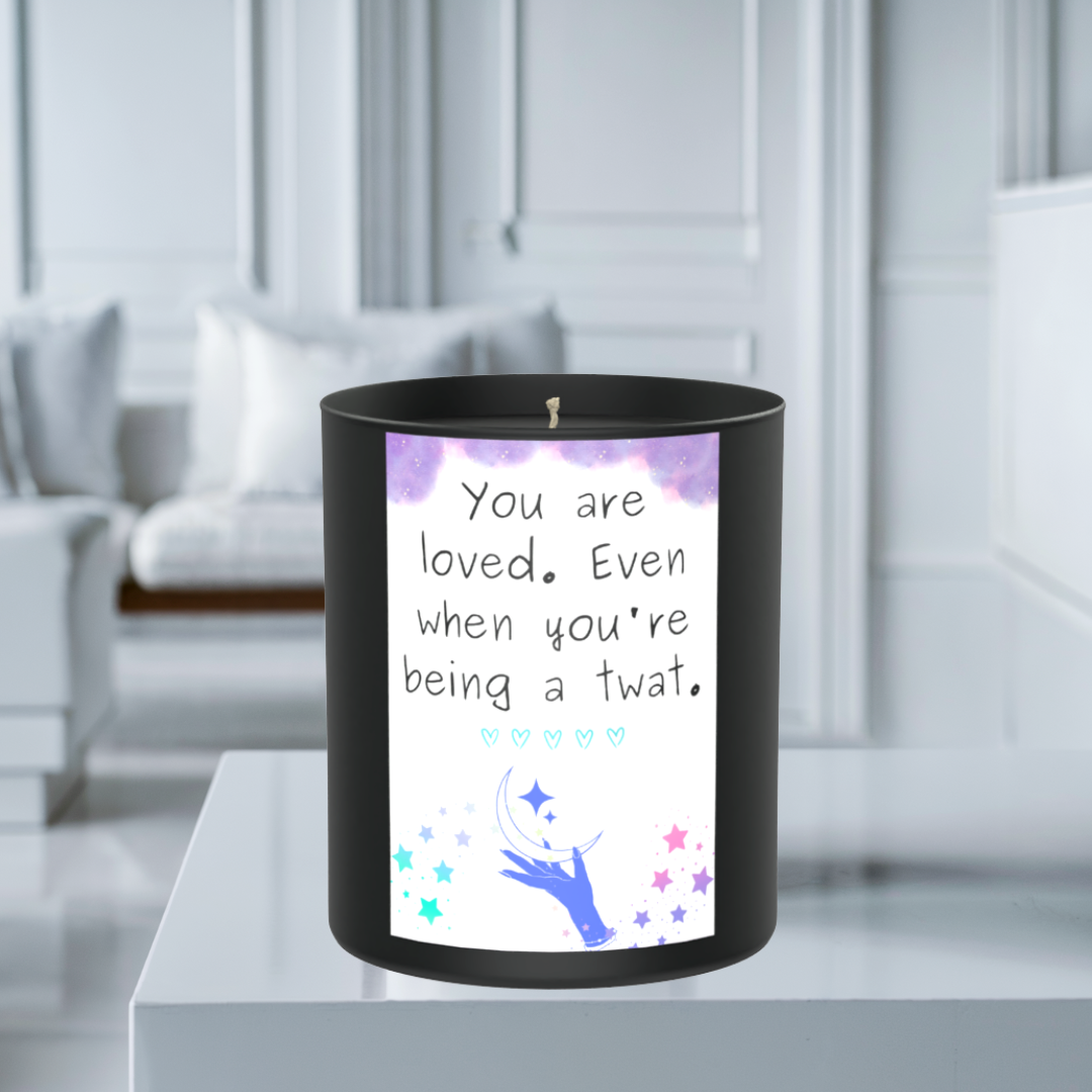 Funny Adult Humour 200g Black Candle ‘Dark Noir’