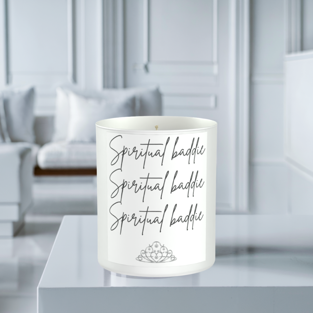 Spiritual Baddie 200g White candle ‘Sandy Bay'