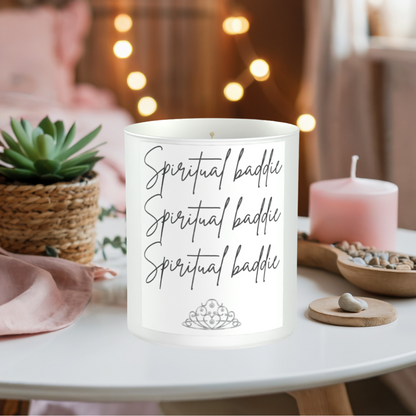 Spiritual Baddie 200g White candle ‘Sandy Bay'