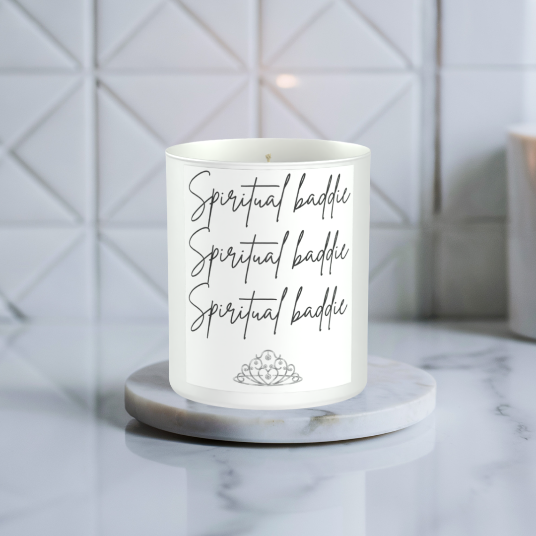 Spiritual Baddie 200g White candle ‘Sandy Bay'