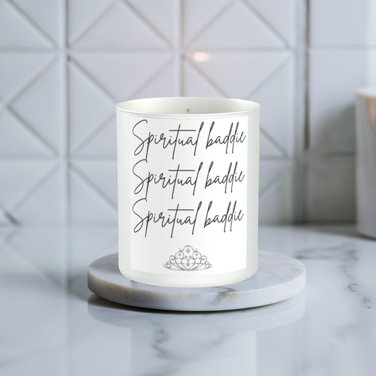 Spiritual Baddie 200g White candle ‘Sandy Bay'