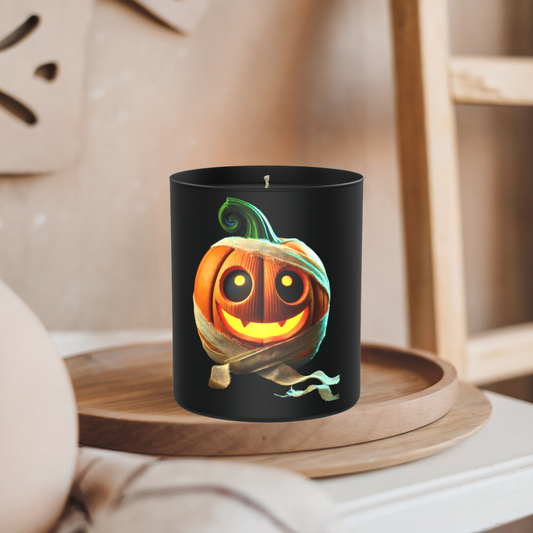 Pumpkin Halloween 200g Black Candle ‘Dark Noir’
