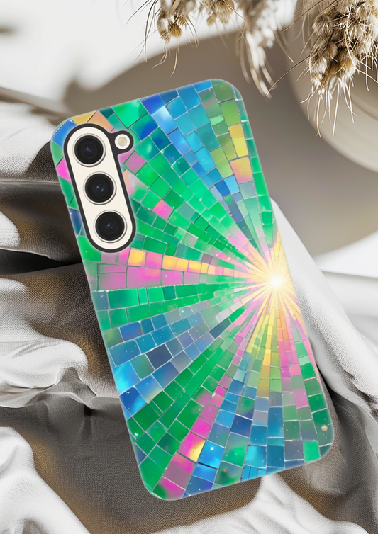 Rainbow Mosaic Burst Tough Case Samsung Galaxy