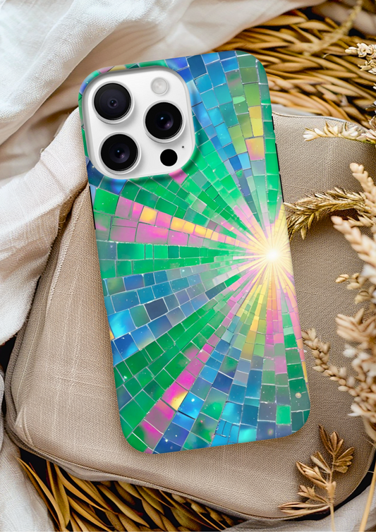 Rainbow Mosaic Burst Tough Case I Phone