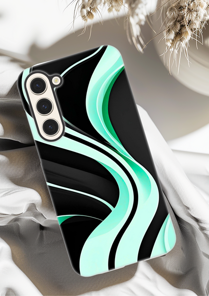 Mint Bay Swirl Tough case For Samsung Galaxy