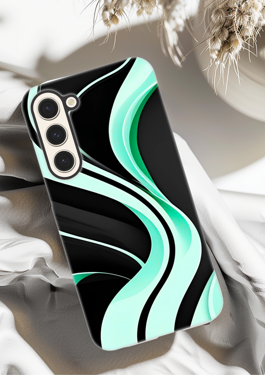 Mint Bay Swirl Tough case For Samsung Galaxy