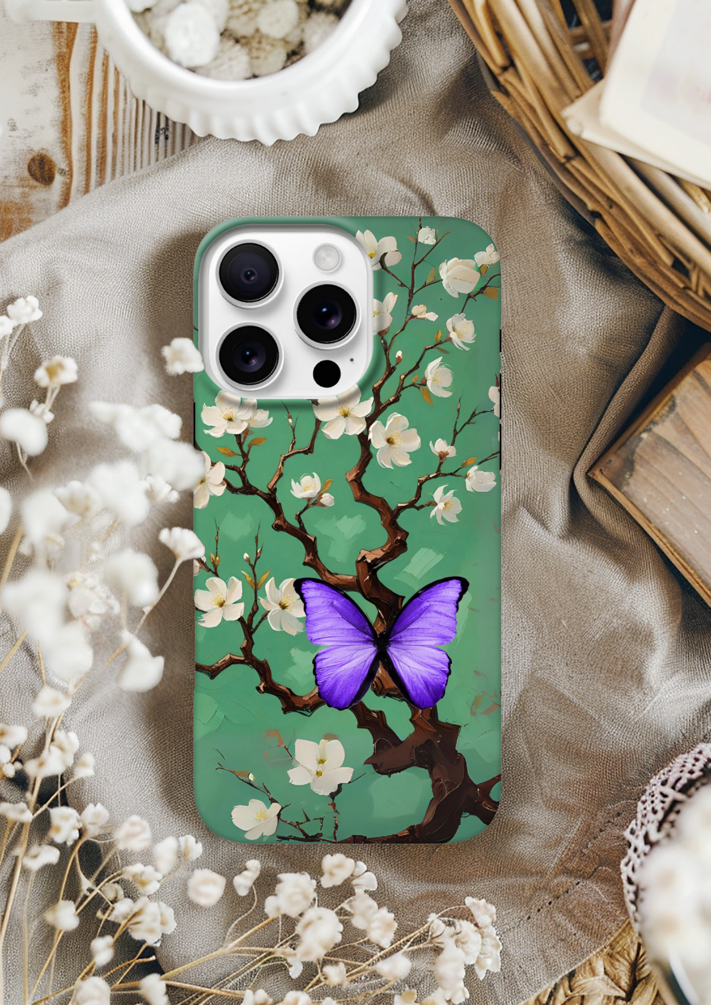 Flutter Bloom Tough Case For I Phone