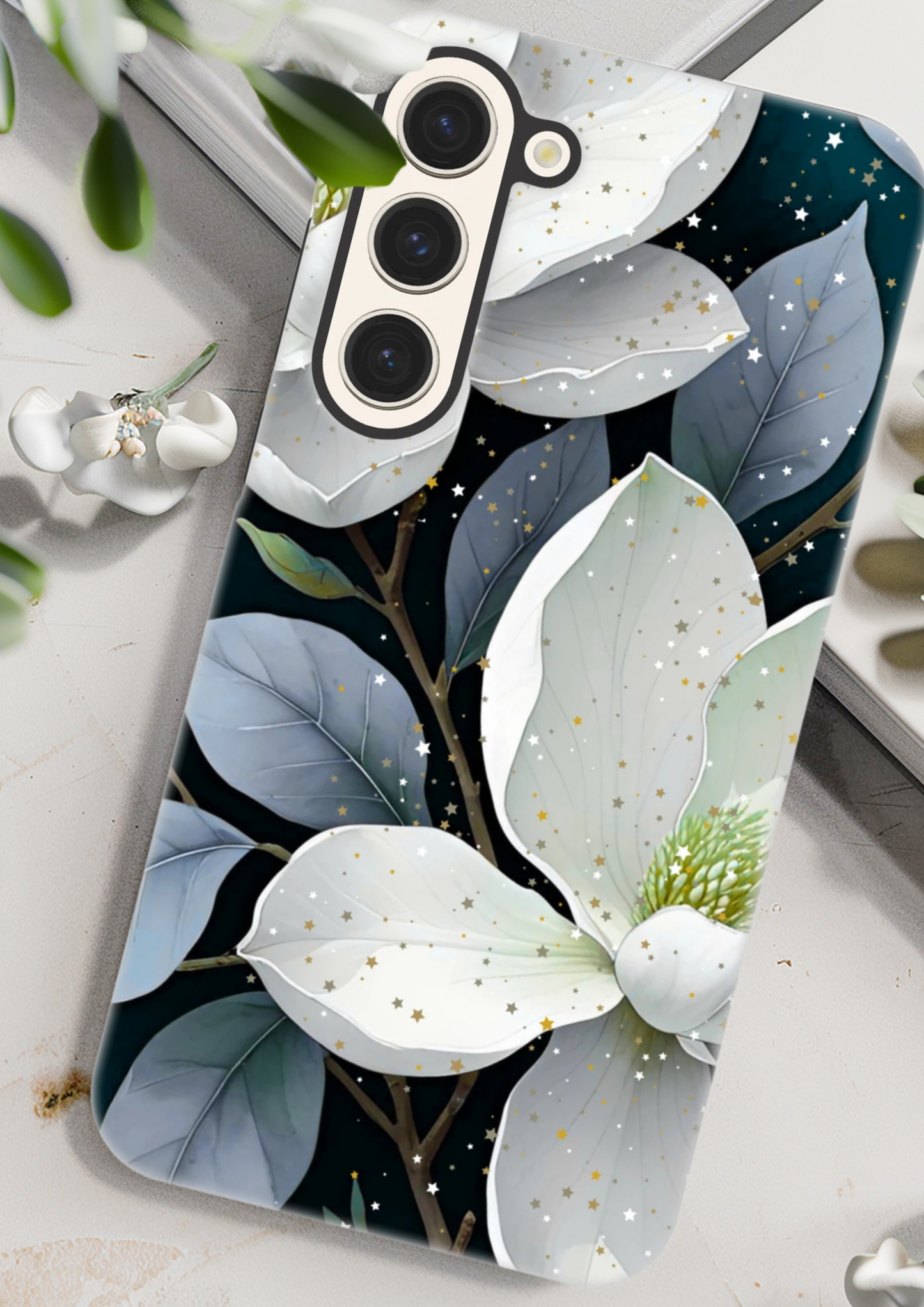 Midnight Magnolia Tough Case For Samsung Galaxy