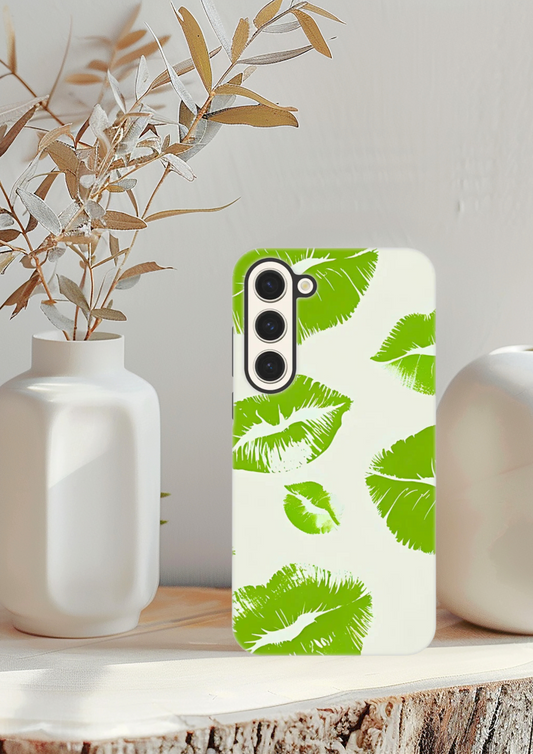 Lime Lips Tough case for Samsung Galaxy