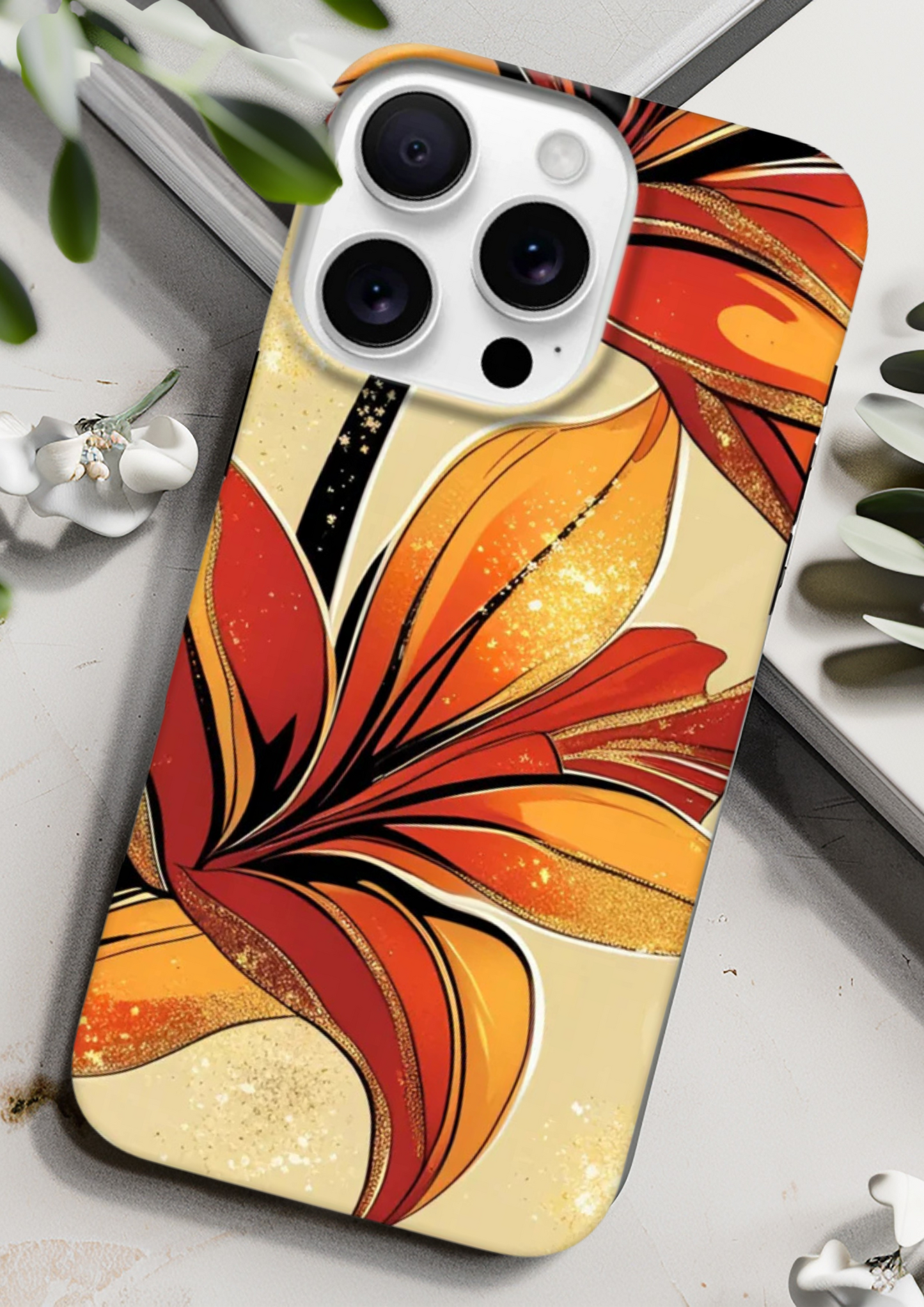 Fiery Bloom – Tough Case for I Phone