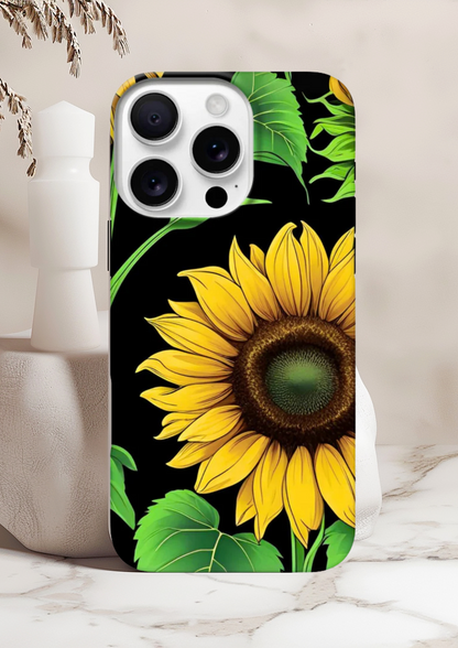 Golden Bloom Sunflower Tough case For I phone