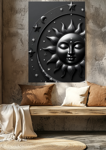 Midnight Sol Canvas Print