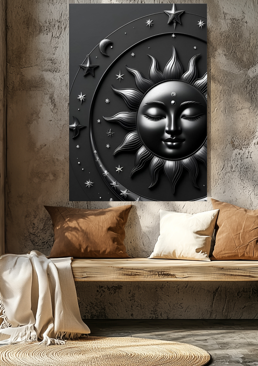 Midnight Sol Canvas Print
