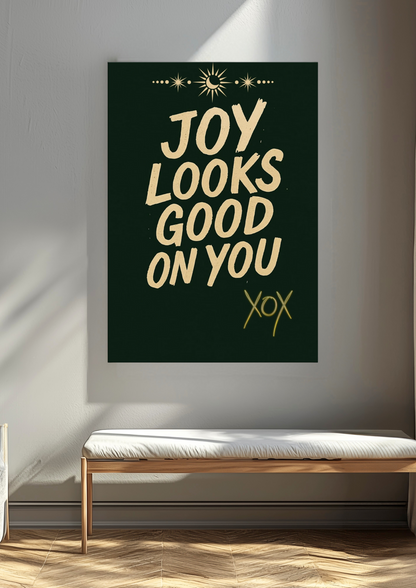Joy Looks Good on You Canvas