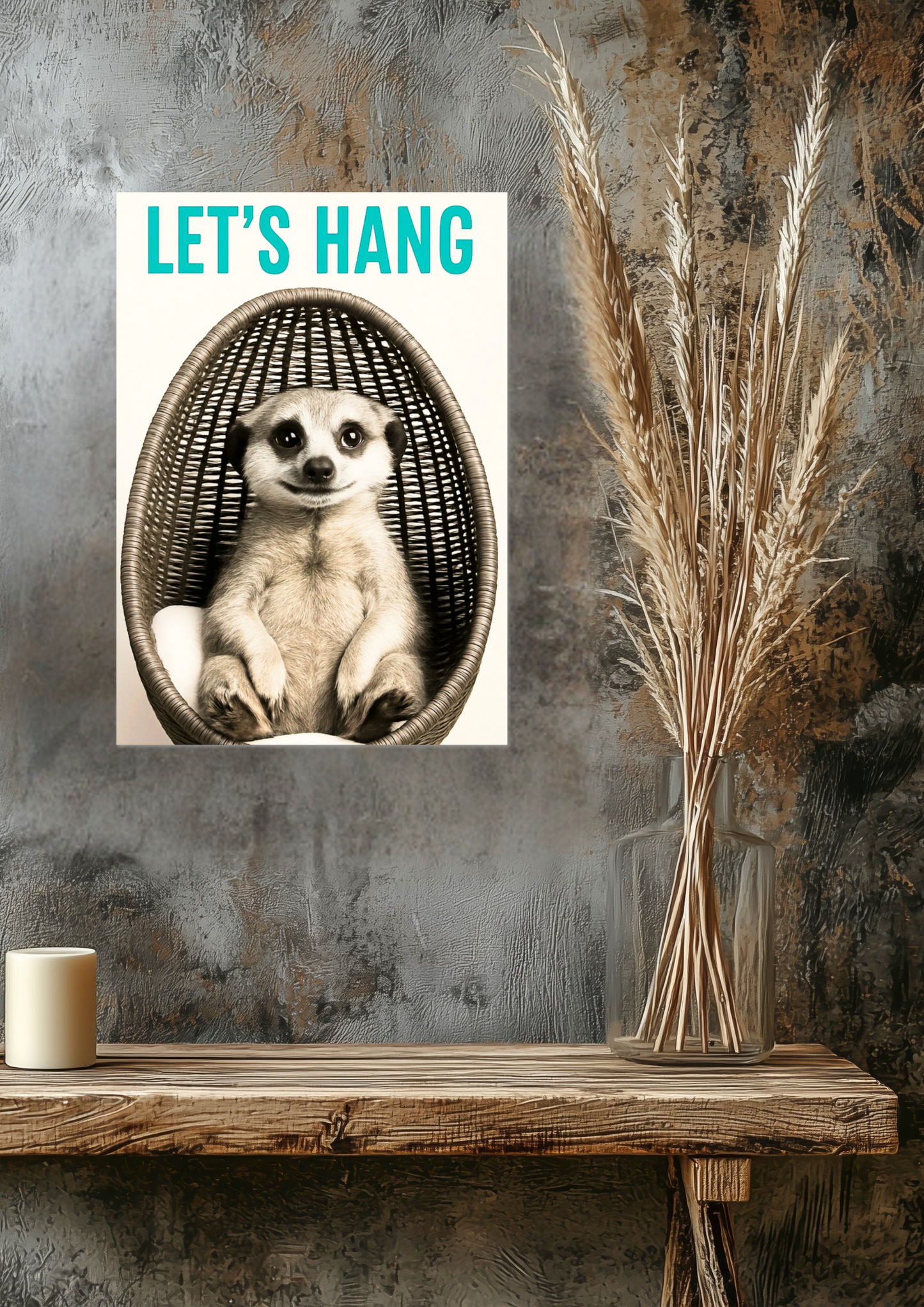 Let's Hang Fine Art Poster