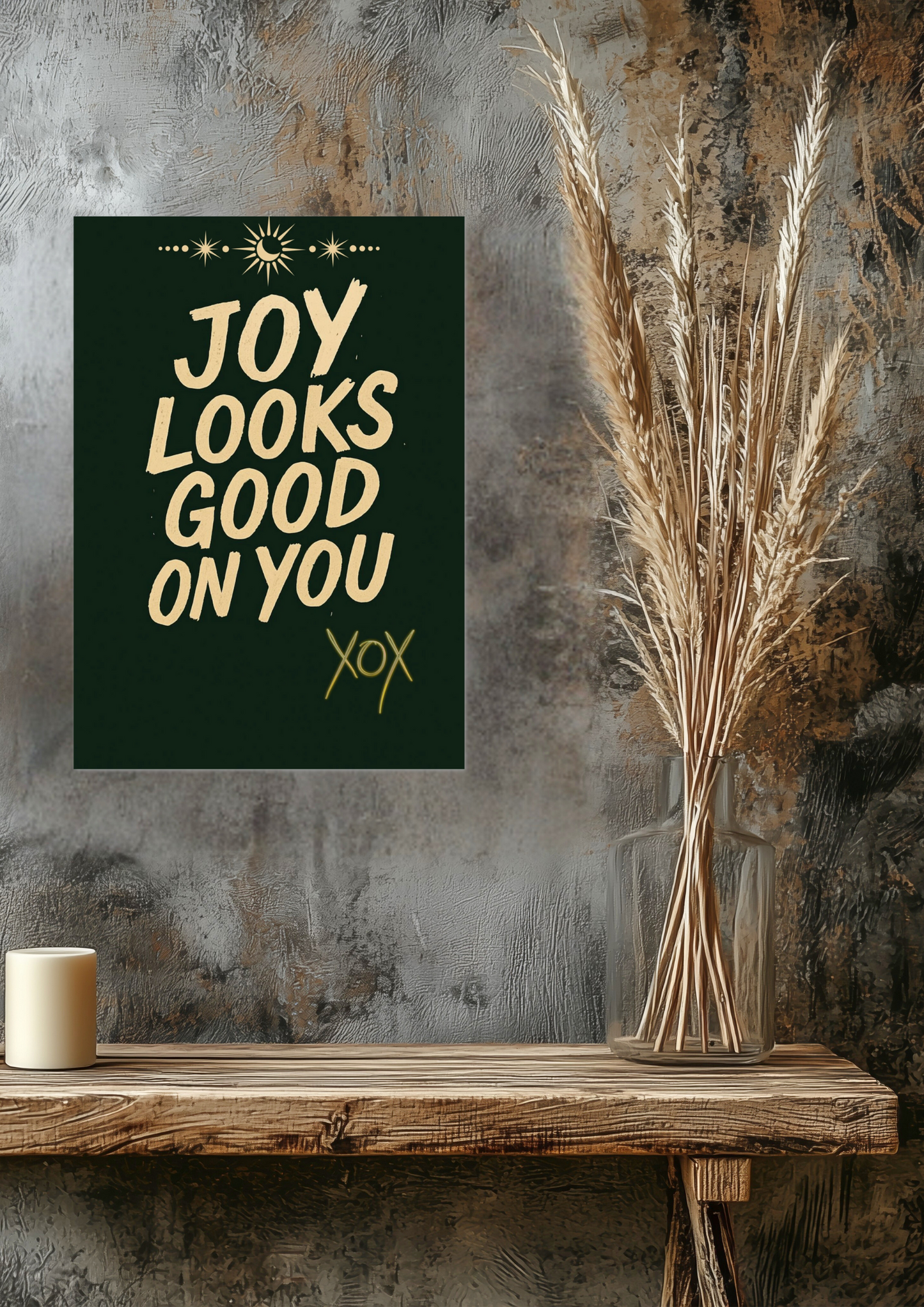 Joy Looks Good on You Fine Art Poster