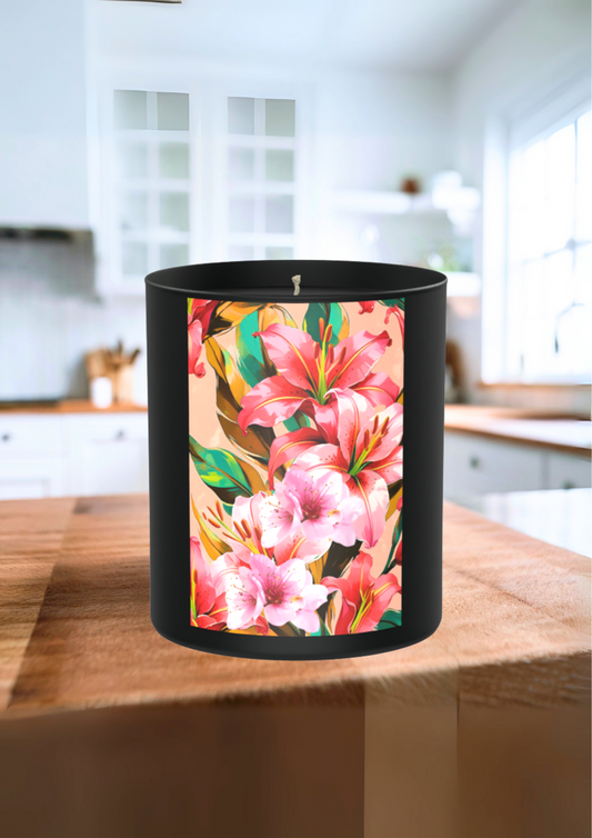 Exotic florals, rich woods, and unapologetic glow-up energy 200g Black Candle ‘Dark Noir’