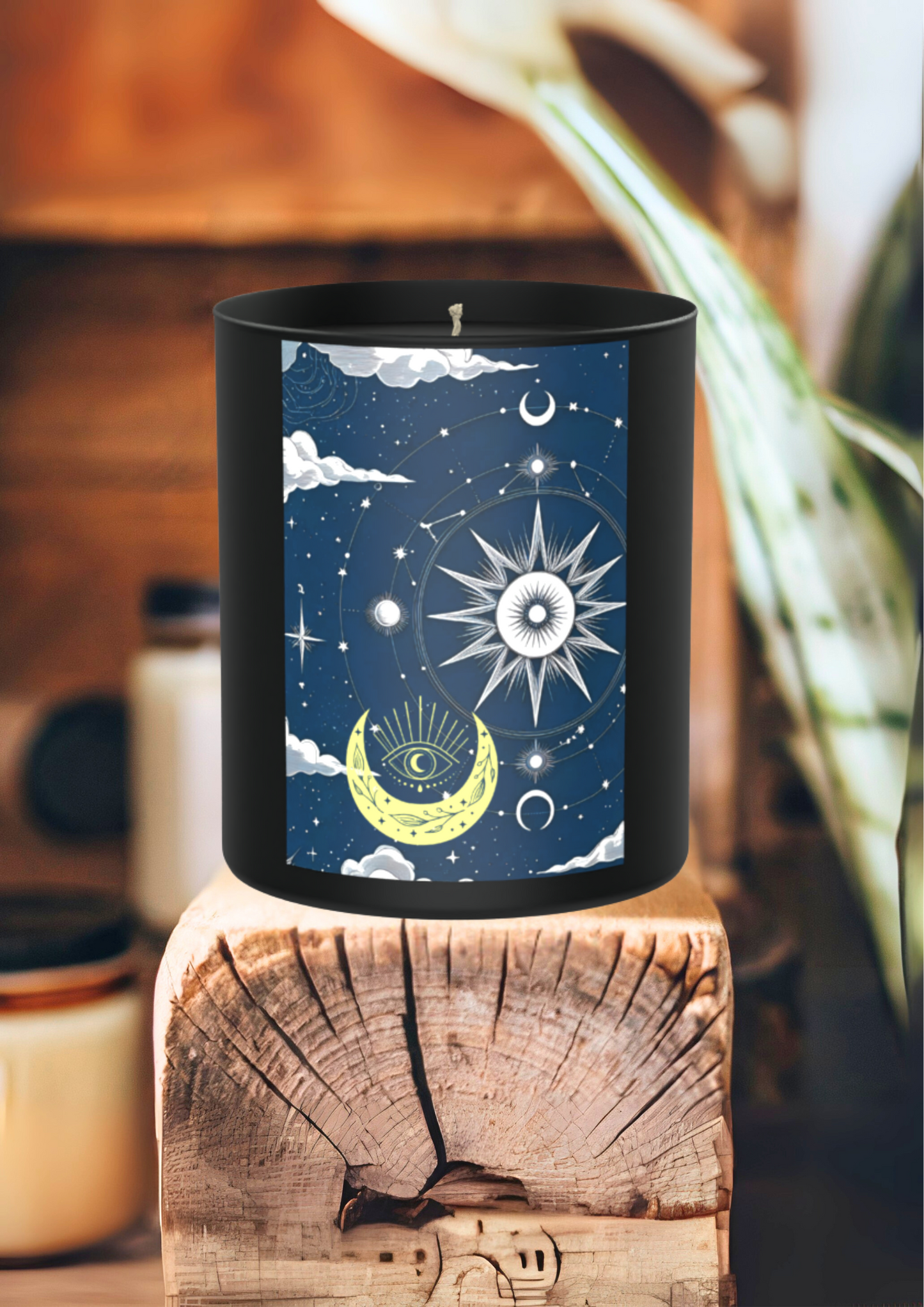 Starlit rituals, velvet skies, and unapologetic cosmic swagger 200g Black Candle ‘Dark Noir’