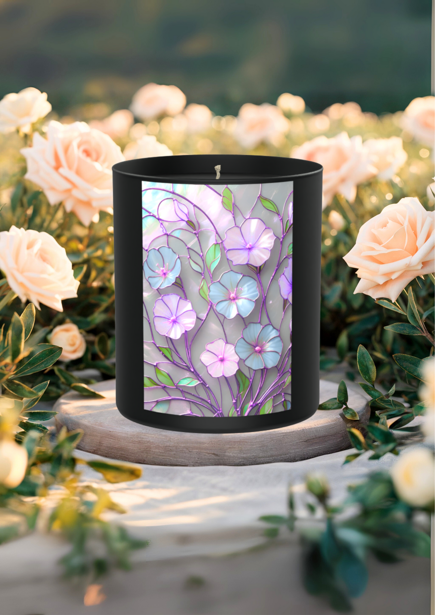 Enchanted petals, forest rituals, and pastel spells with a sassy twist 200g Black Candle ‘Dark Noir’