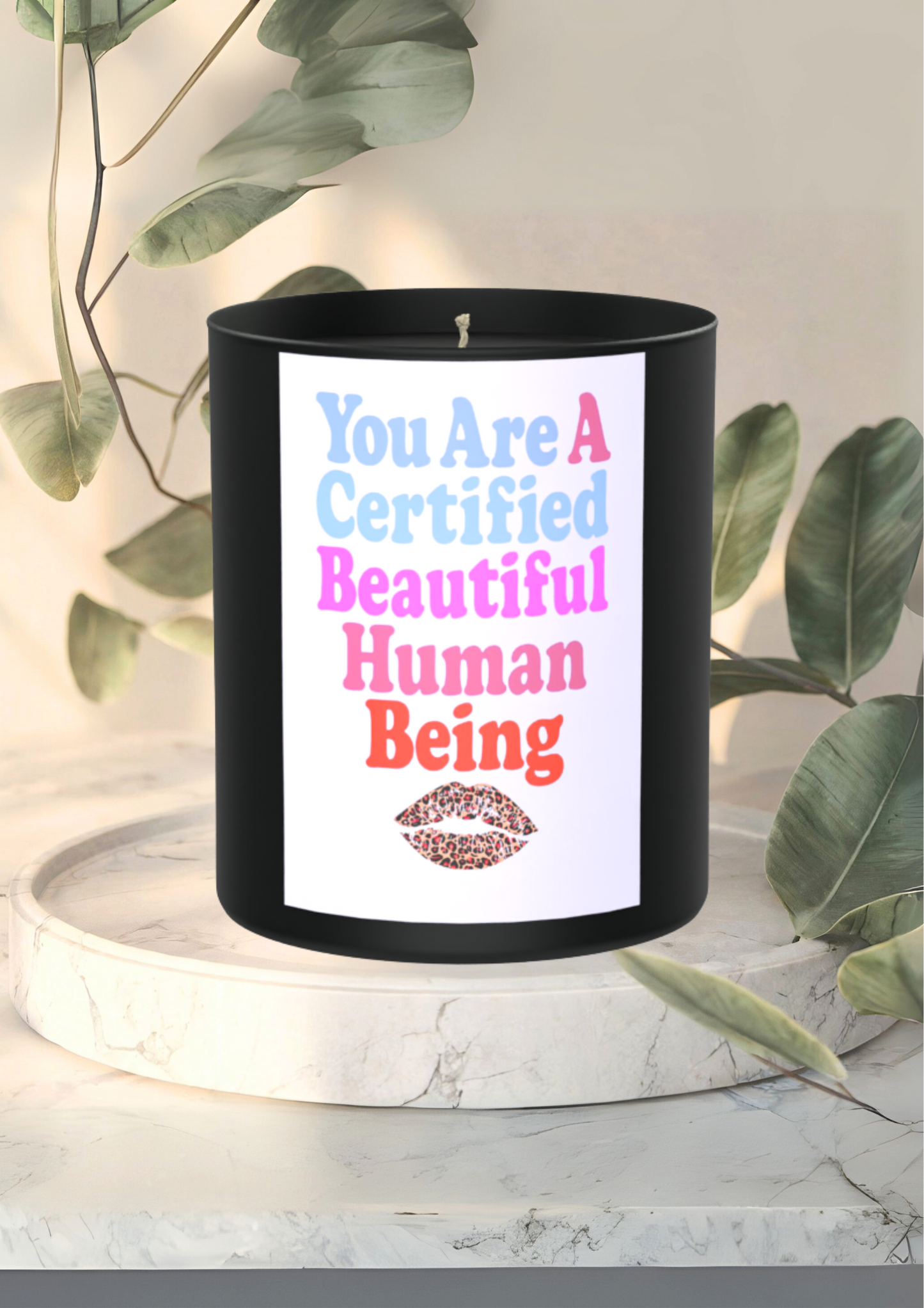 Certified Beautiful Human Being 200g Black Candle ‘Dark Noir’