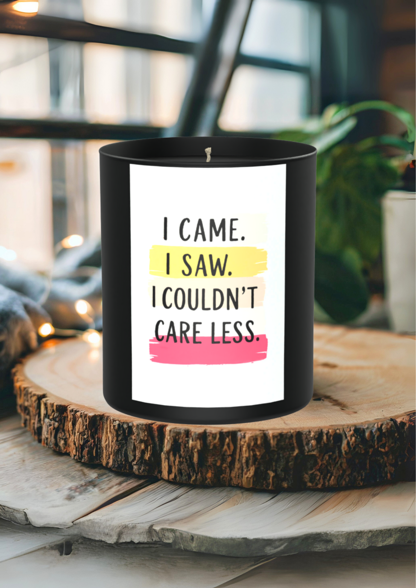 I Came. I Saw. I Couldn’t Care Less 200g Black Candle ‘Dark Noir’