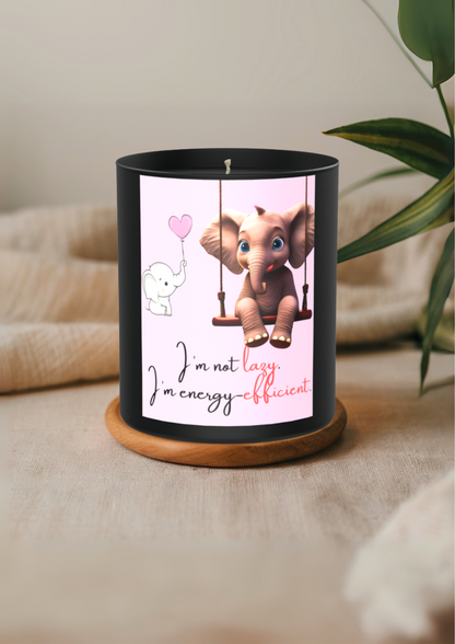 Not lazy elephant 200g Black Candle ‘Dark Noir’