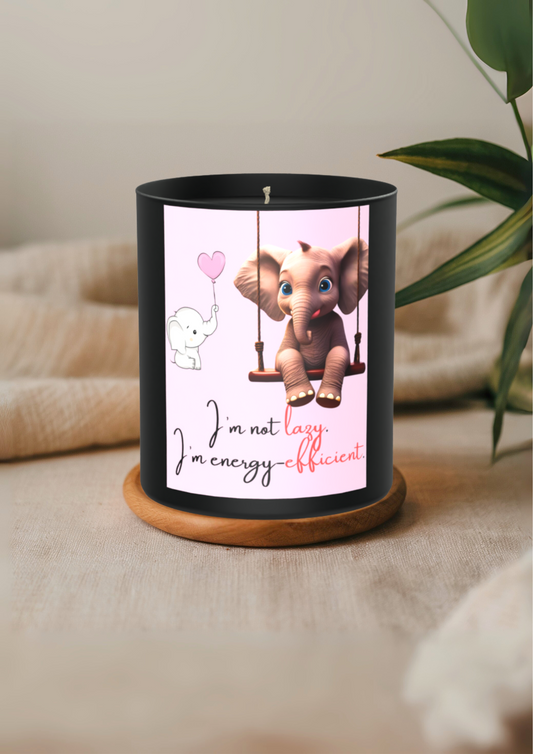 Not lazy elephant 200g Black Candle ‘Dark Noir’