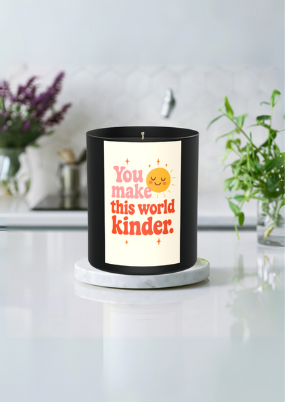 You make this world kinder 200g Black Candle ‘Dark Noir’